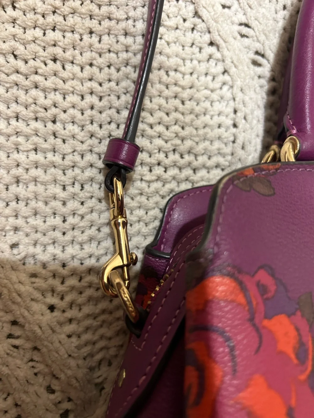 Purple Coach bag - Picture 4 of 16